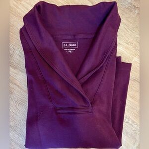 NWOT L.L. Bean shawl collar top
